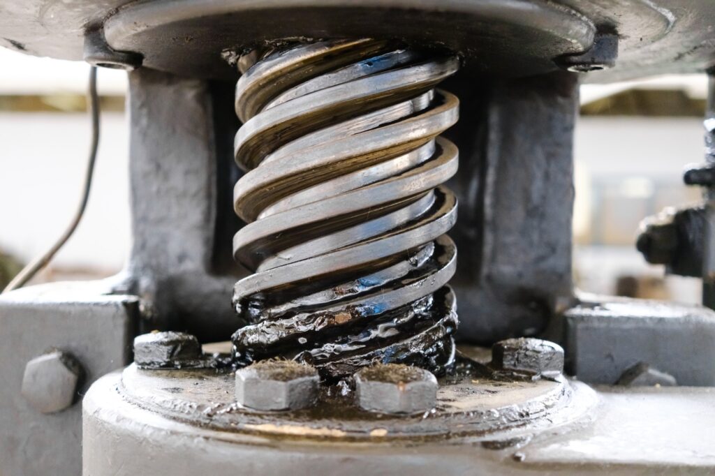 Spindle of a manual operated industry press